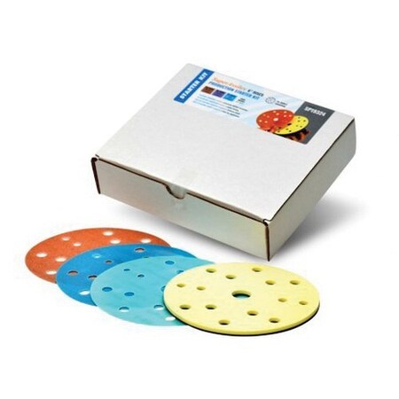Eagle Abrasives 6IN Super Assilex 15 Holes Disc Kit - Production SP19324